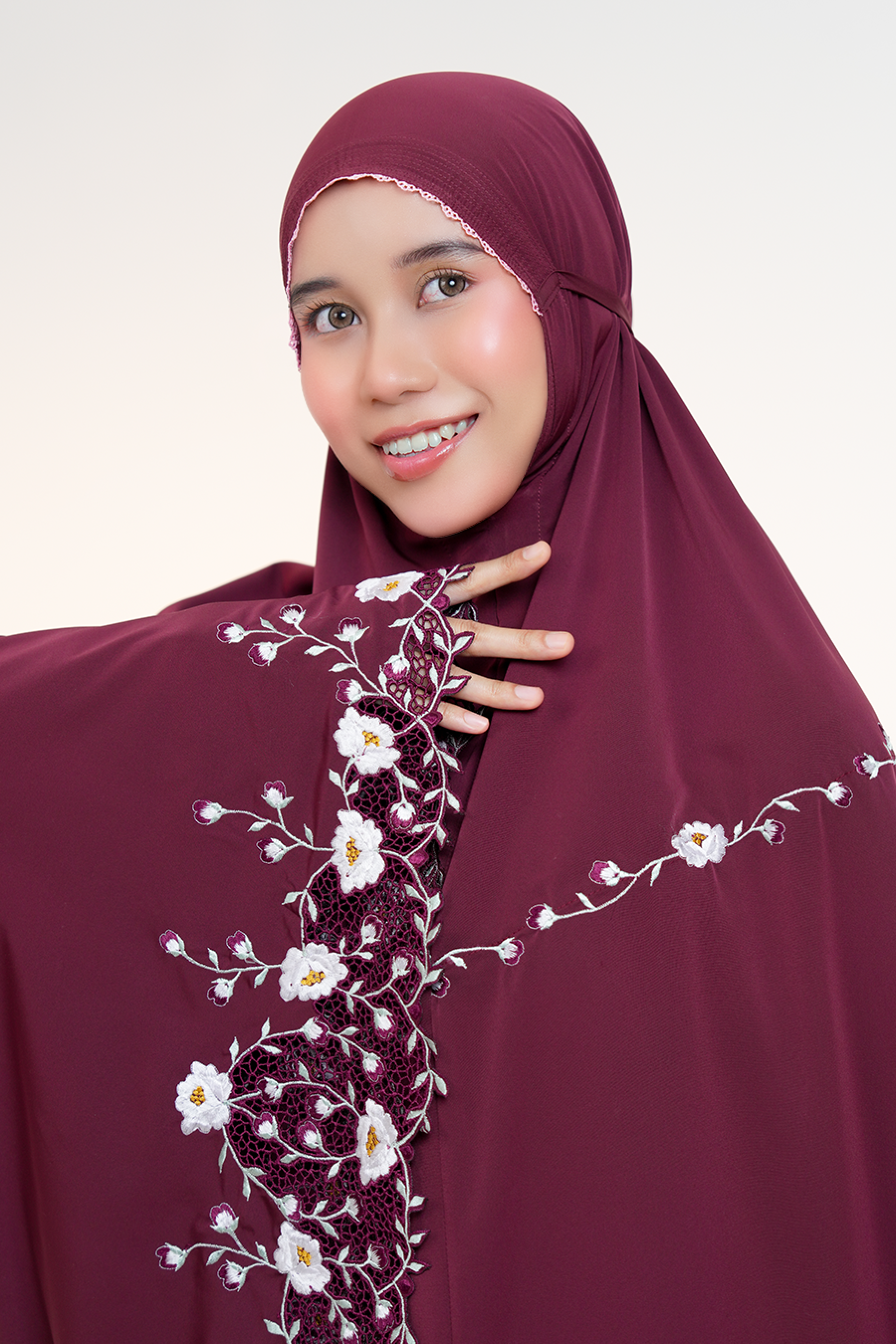 Timeless in Dark Cherry Prayer Wear