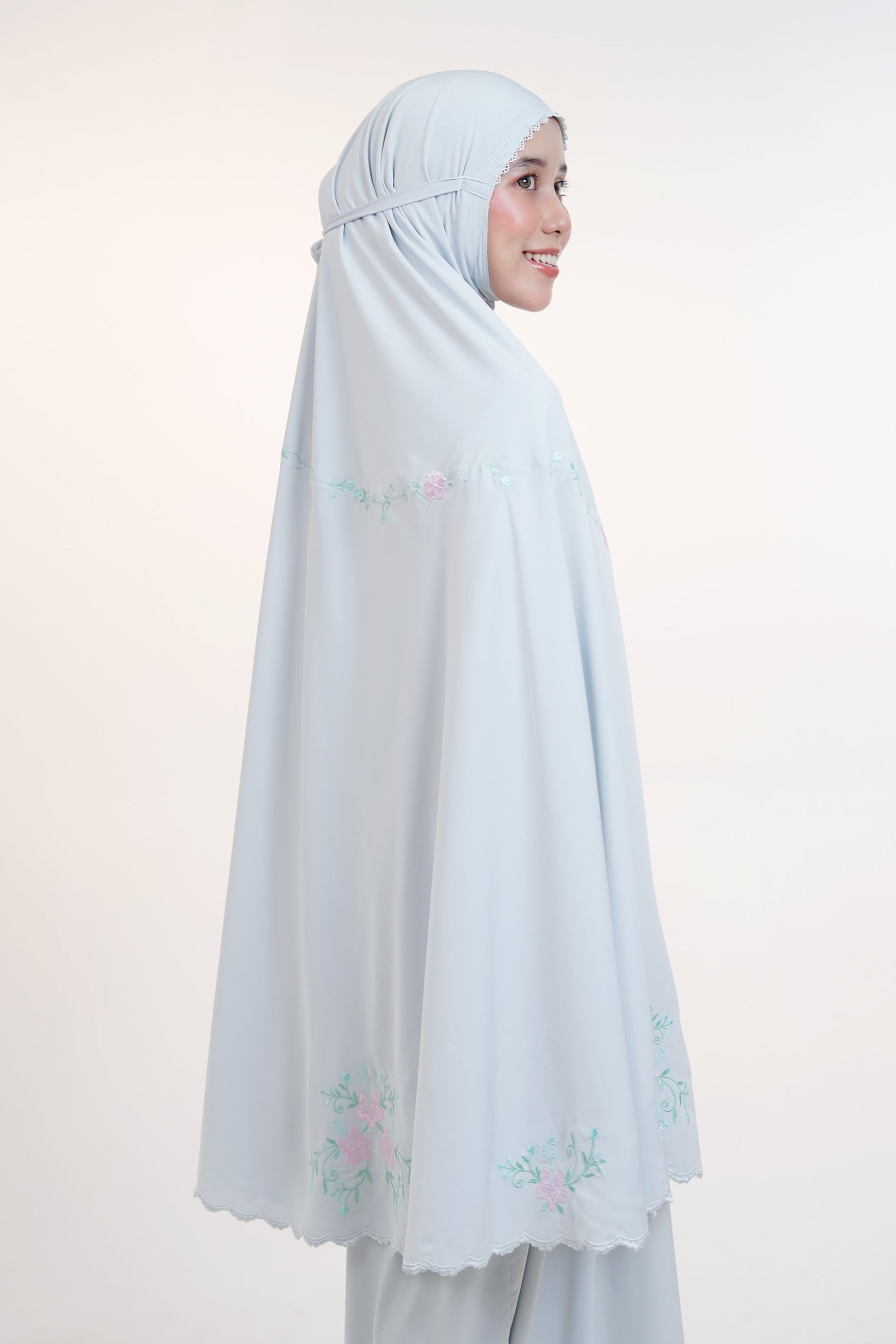 The Hibiscus in Earl Blue Prayer Wear