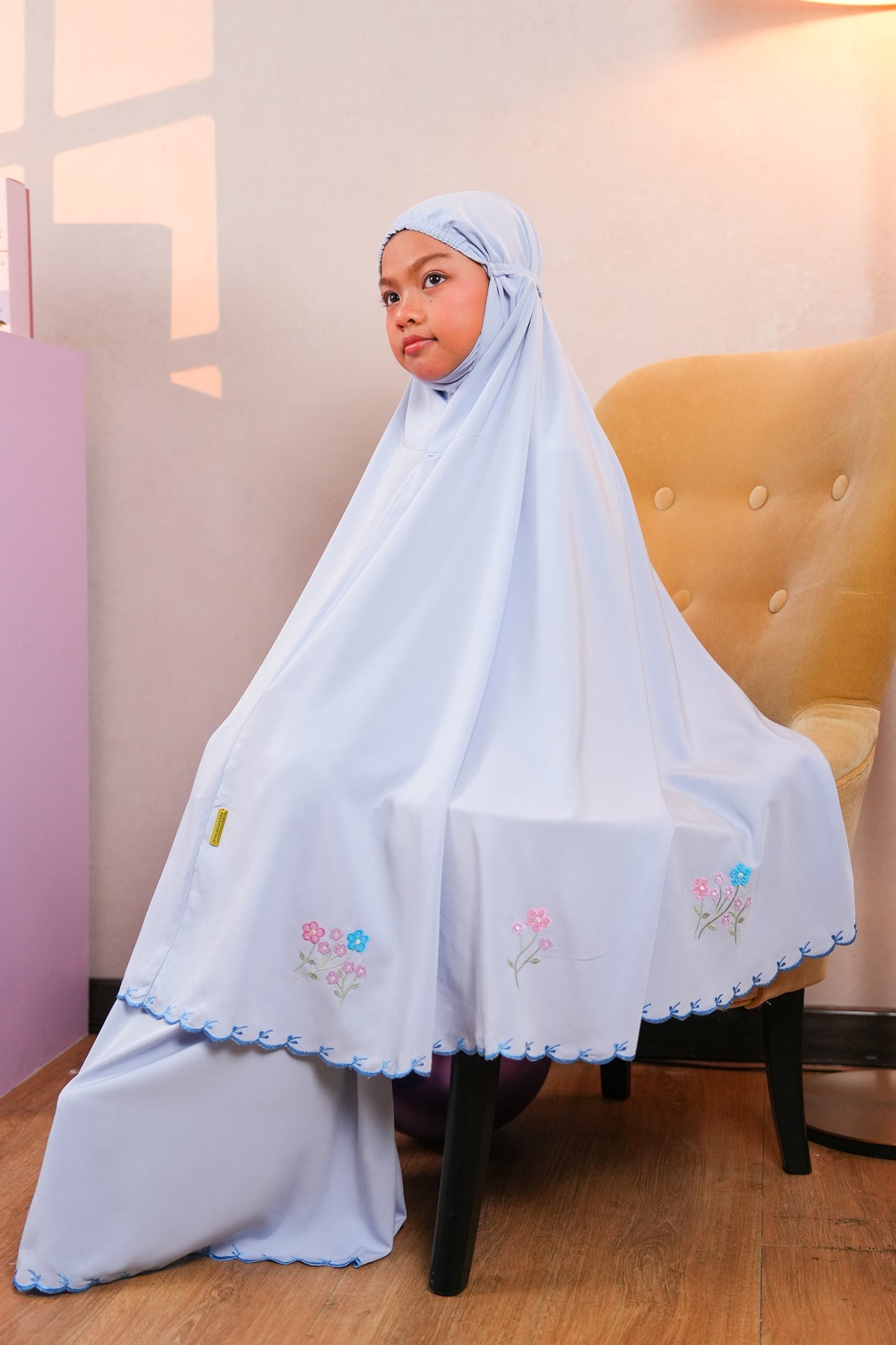 Little Lunara in Lilac Prayer Wear