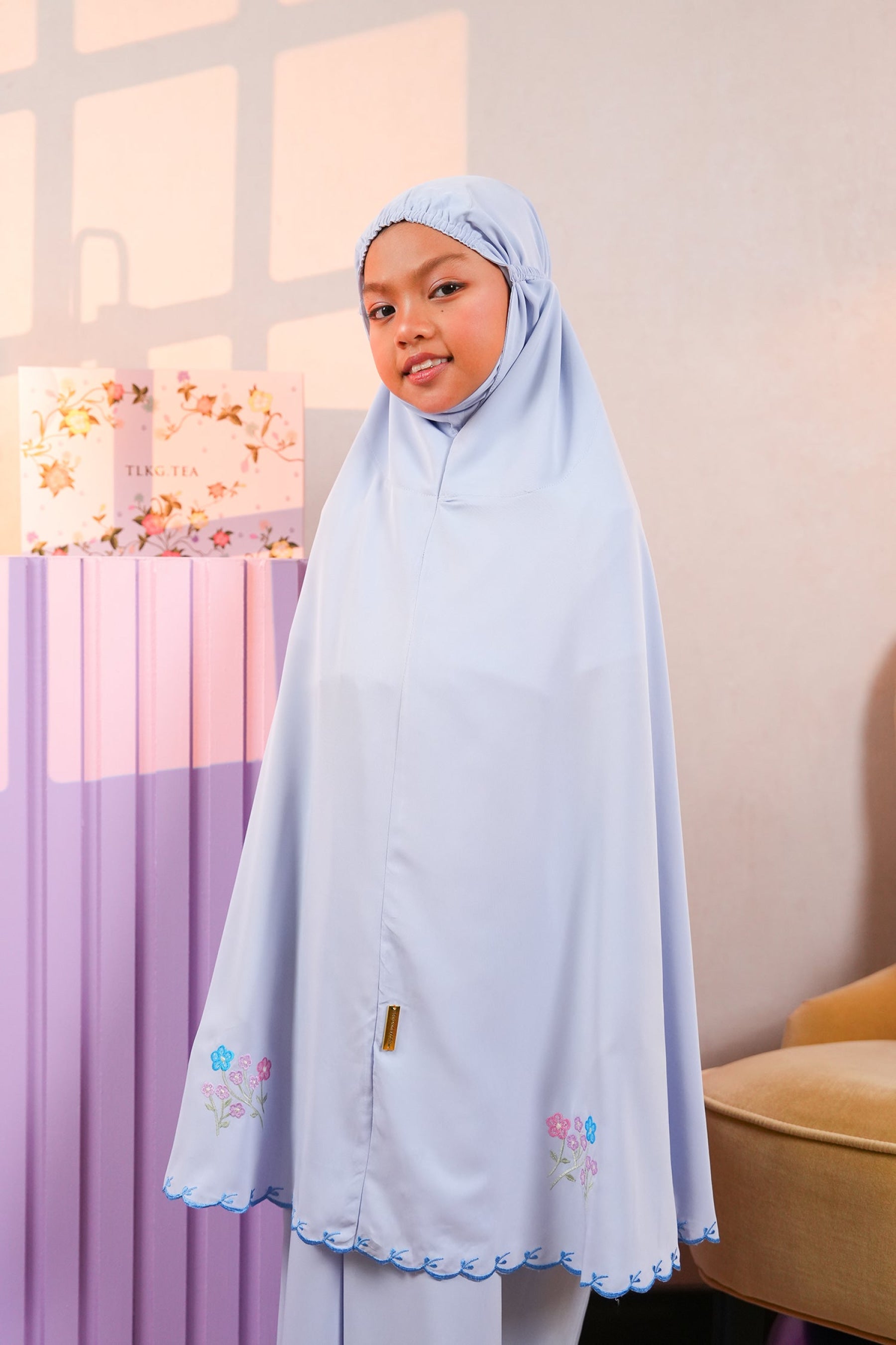 Little Lunara in Lilac Prayer Wear