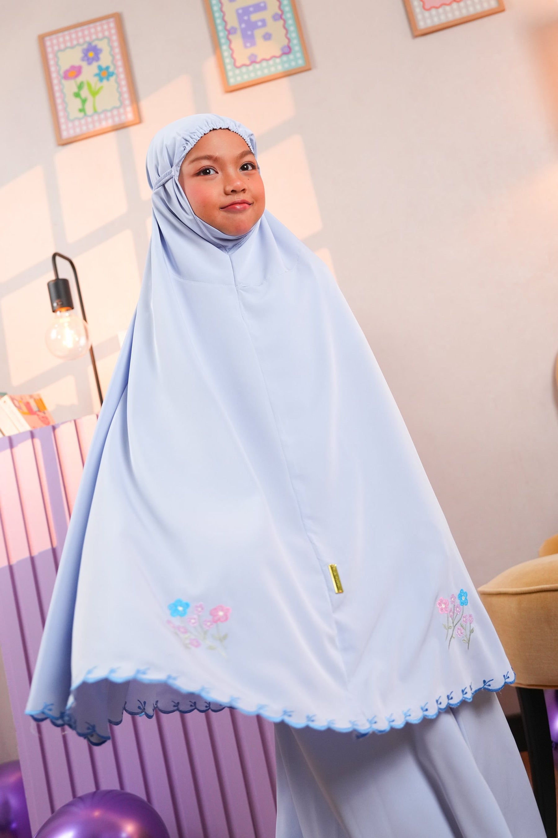 Little Lunara in Lilac Prayer Wear