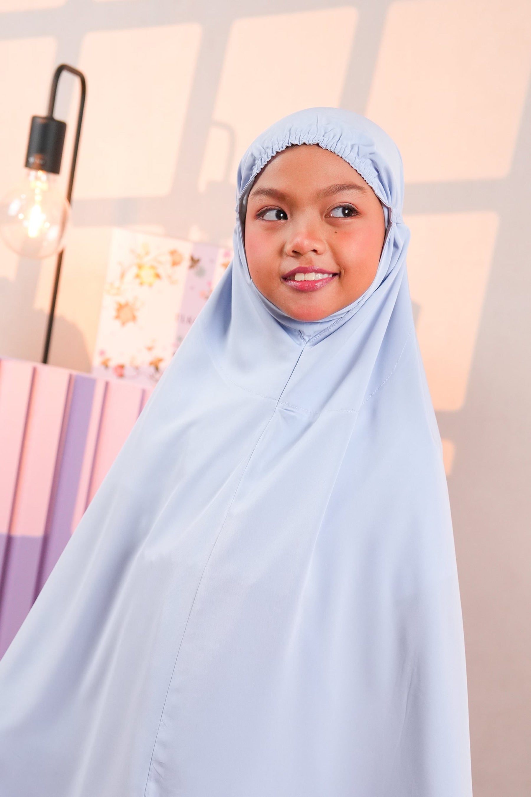 Little Lunara in Lilac Prayer Wear