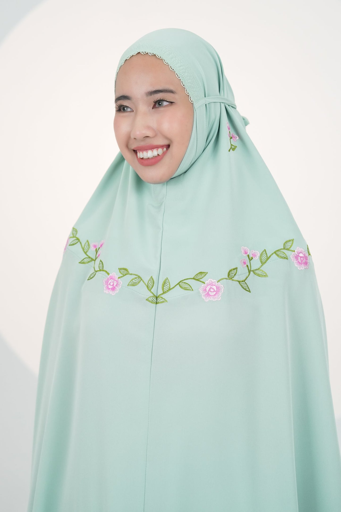 Lotus In Green Prayer Wear