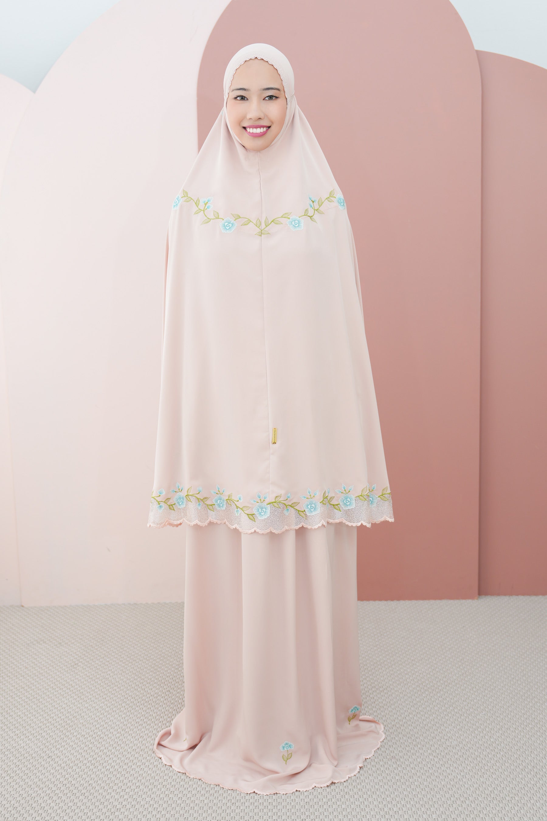 Lotus In Milk Tea Prayer Wear