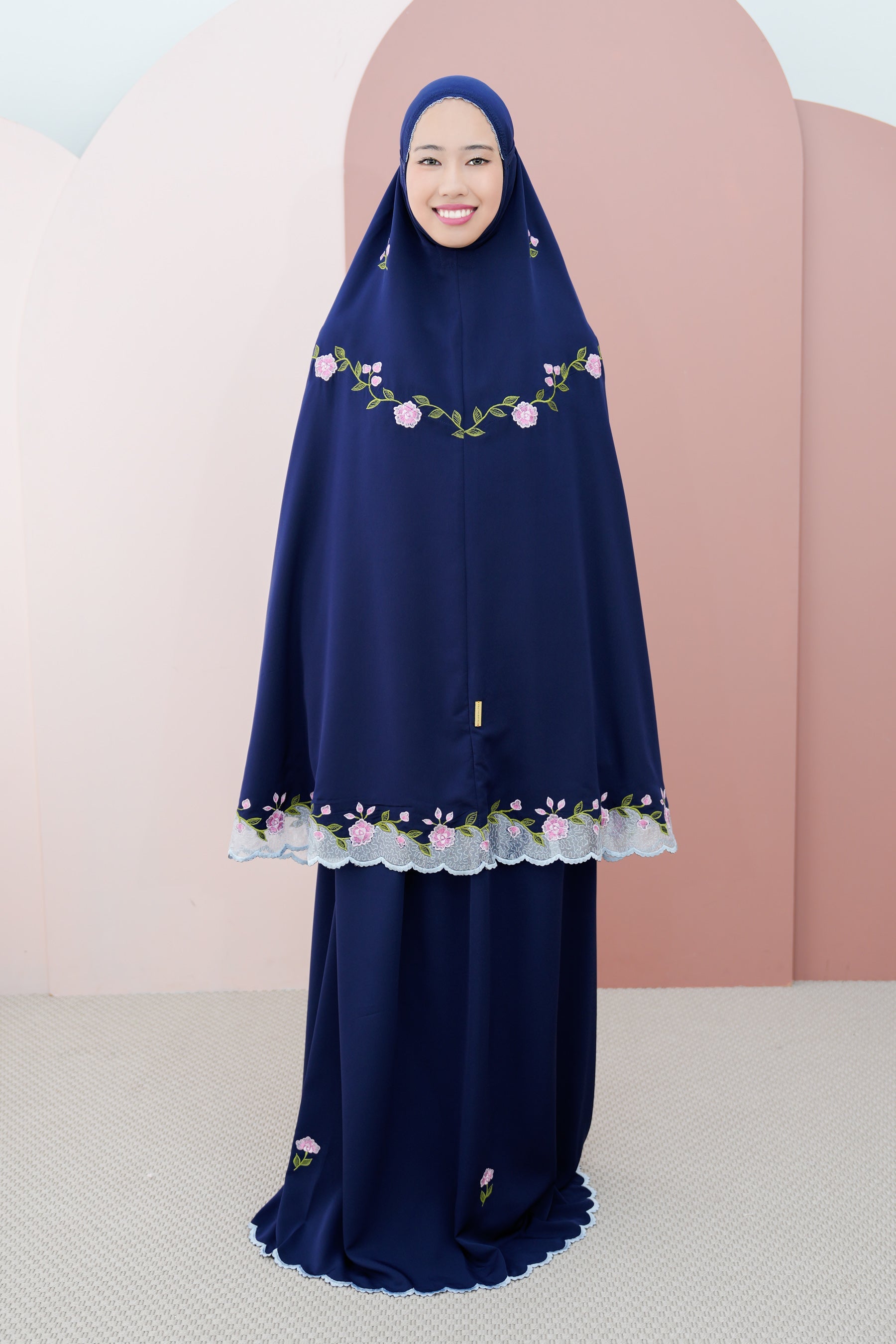 Lotus In Navy Prayer Wear