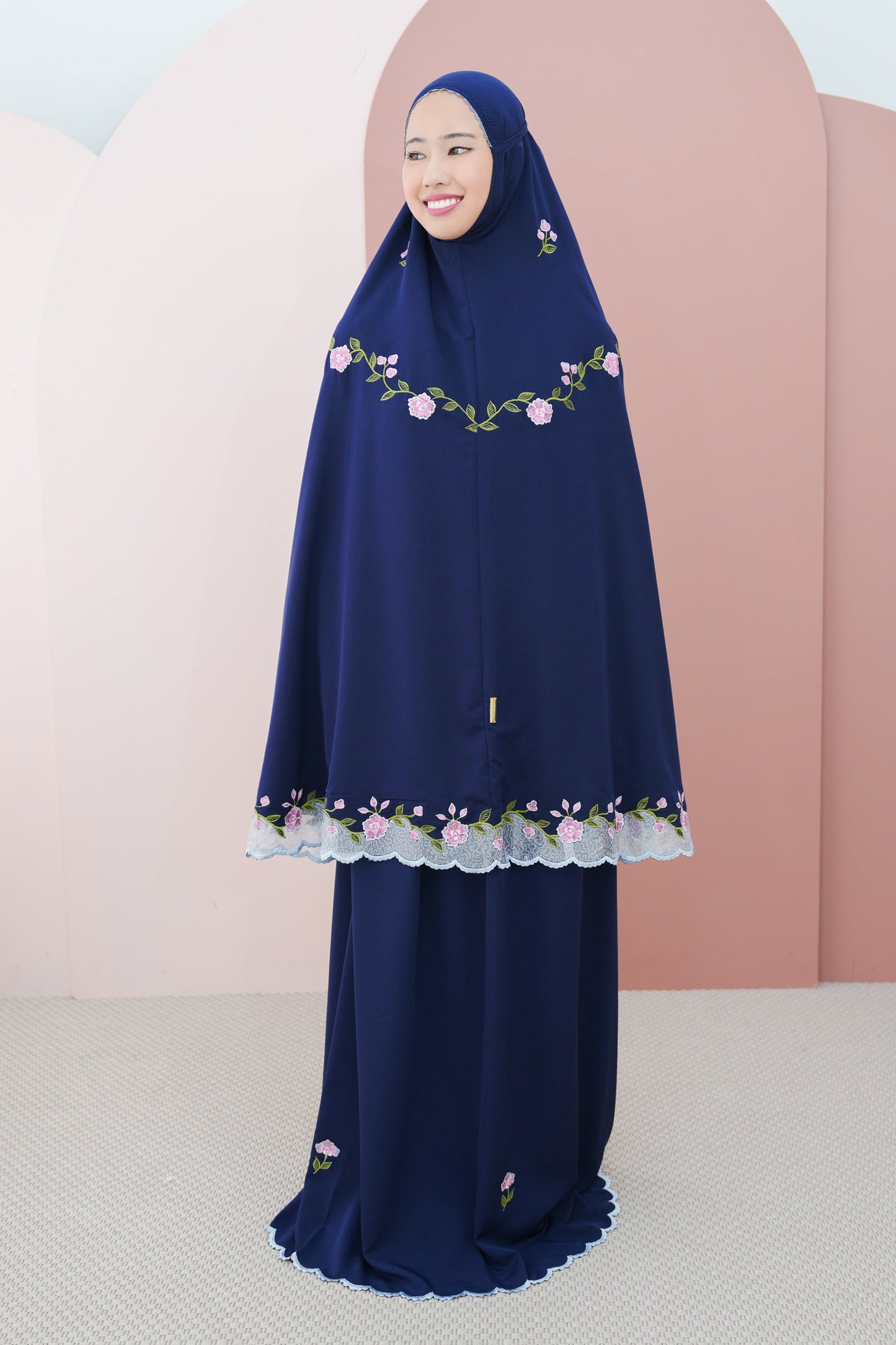 Lotus In Navy Prayer Wear