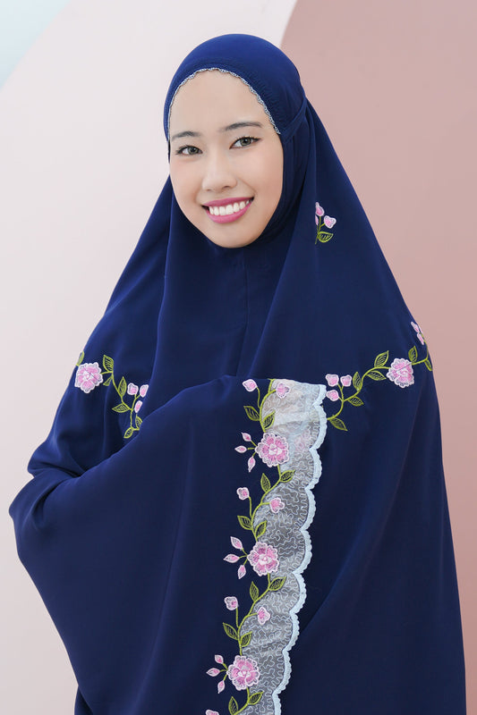 Lotus In Navy Prayer Wear