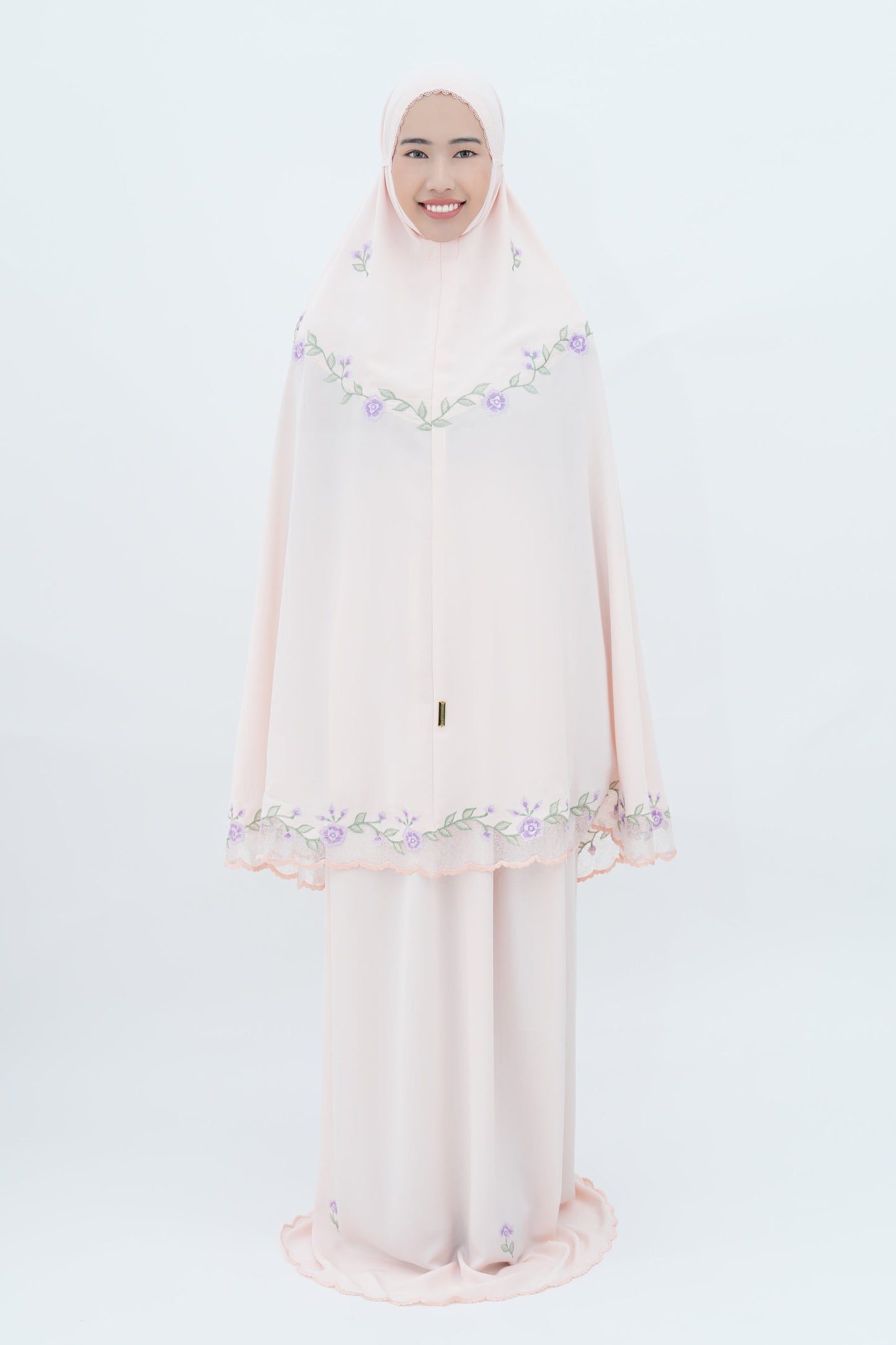 Lotus In Peach Prayer Wear