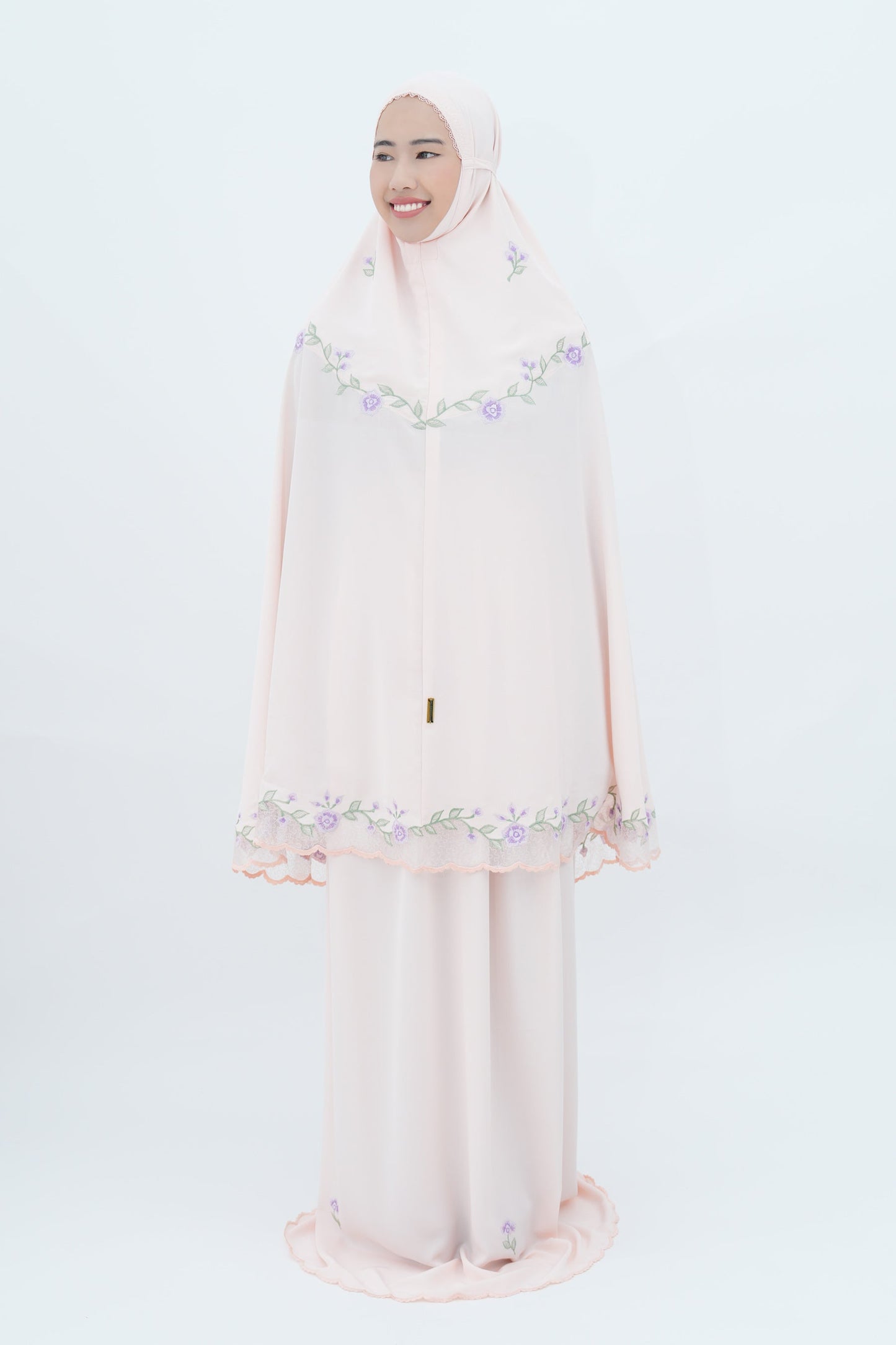 Lotus In Peach Prayer Wear