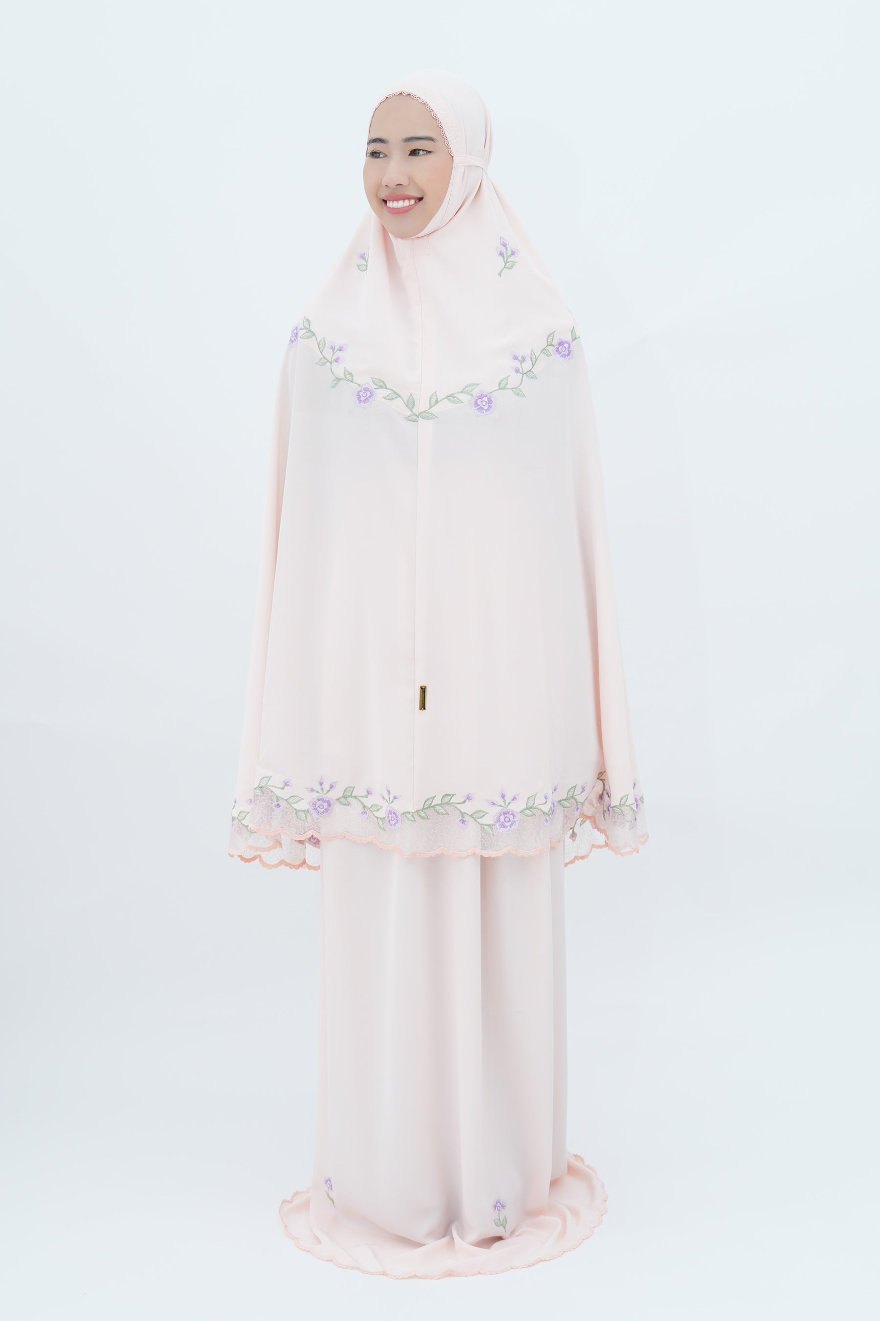 Lotus In Peach Prayer Wear