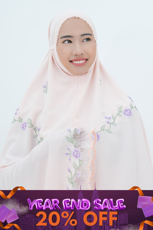 Lotus In Peach Prayer Wear