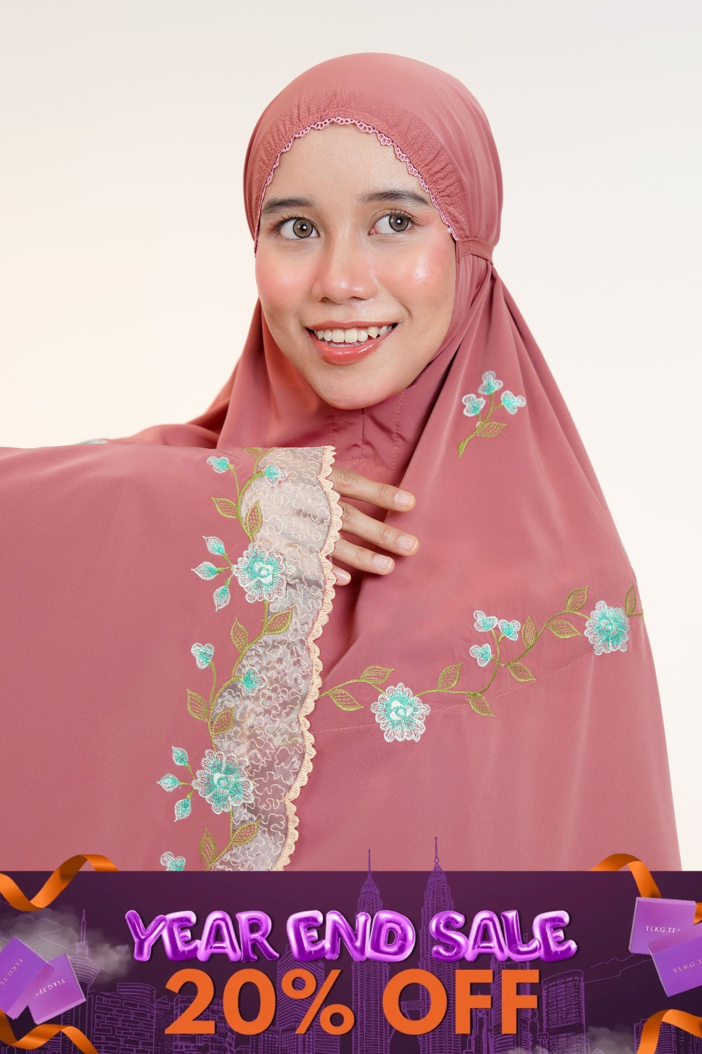 Lotus in Rust Prayer Wear