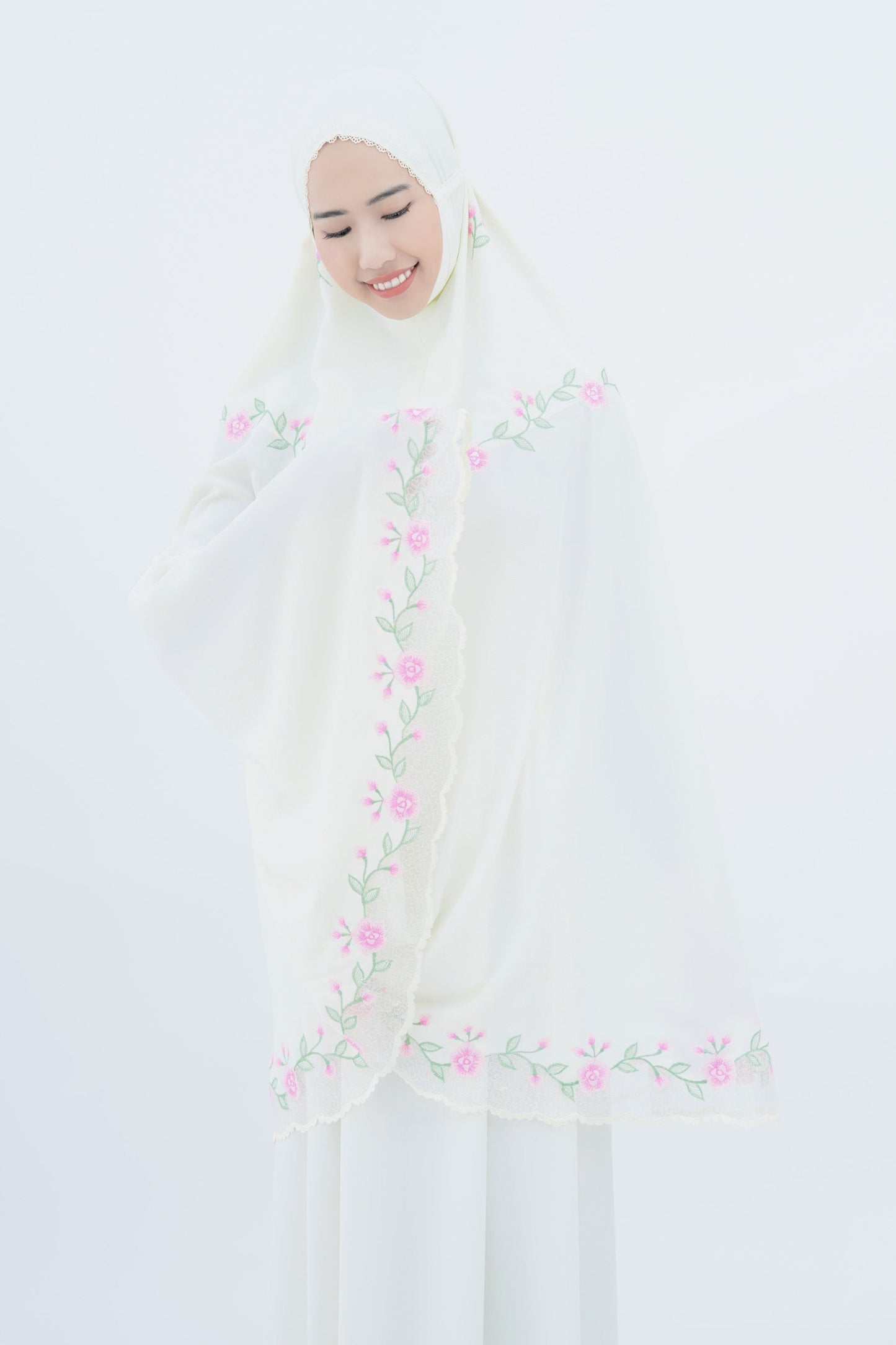 Lotus In Cream Prayer Wear