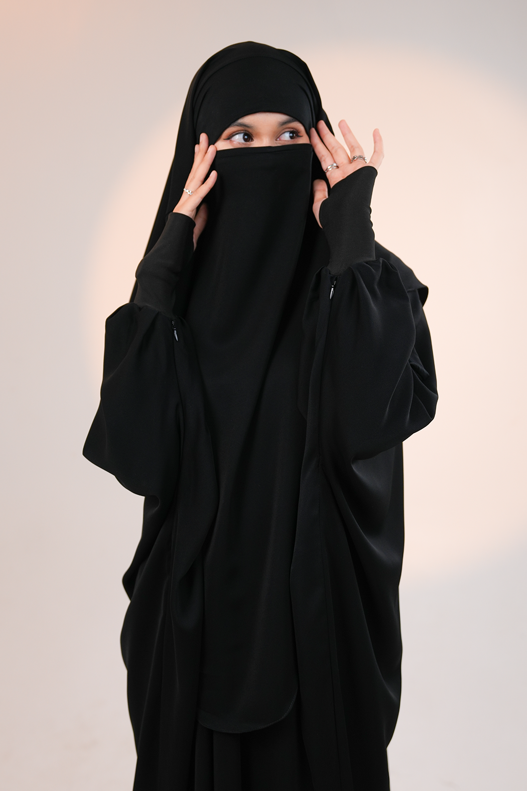 [As Is] Convertible Khimar Niqab