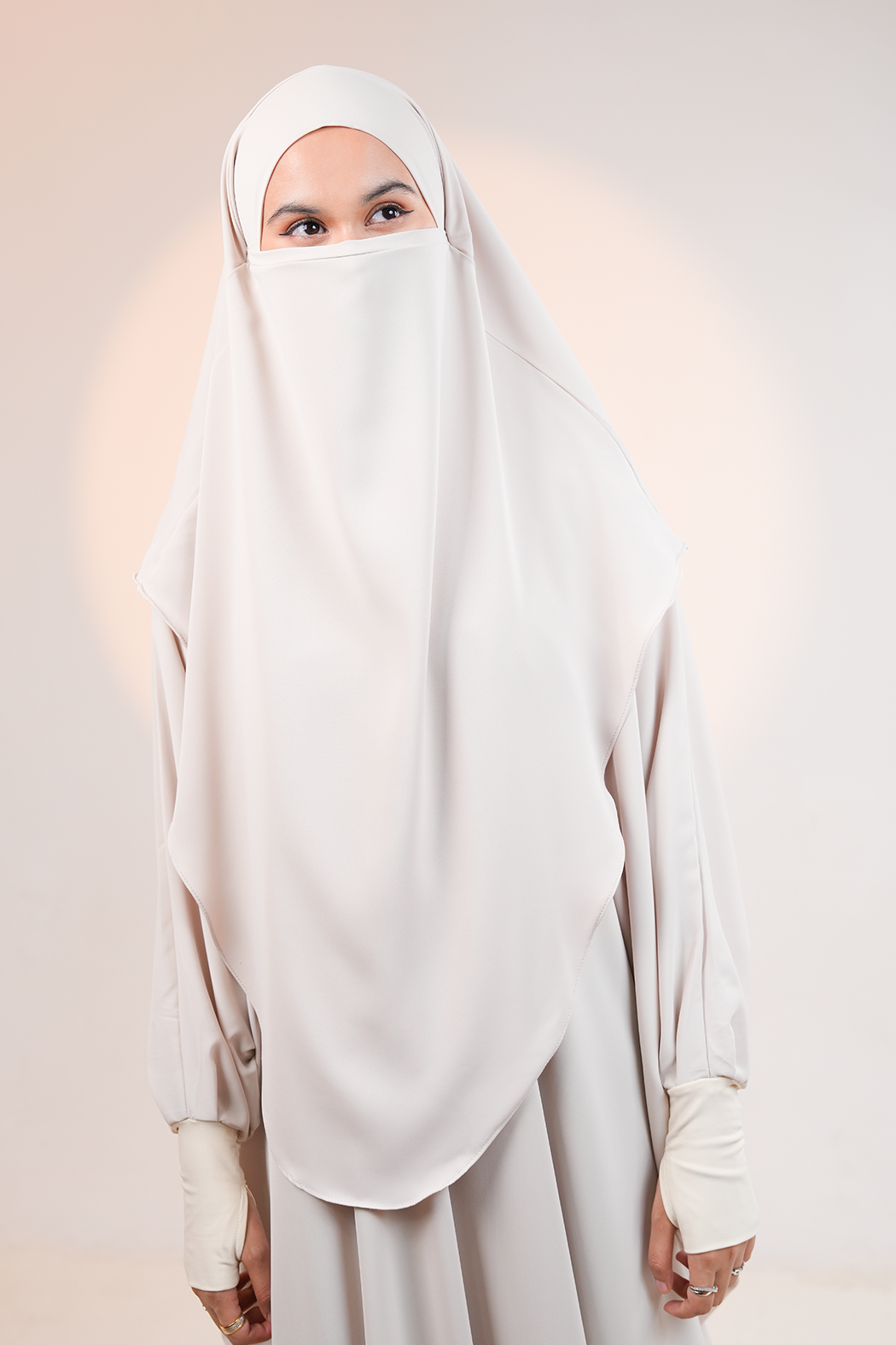 [As Is] Convertible Khimar Niqab
