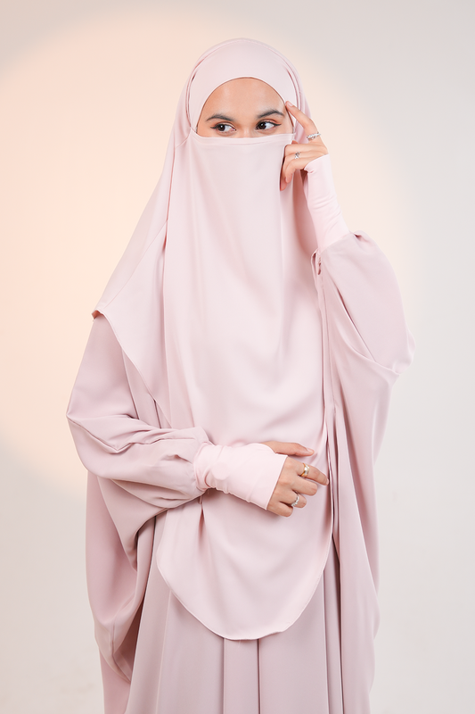 [As Is] Convertible Khimar Niqab