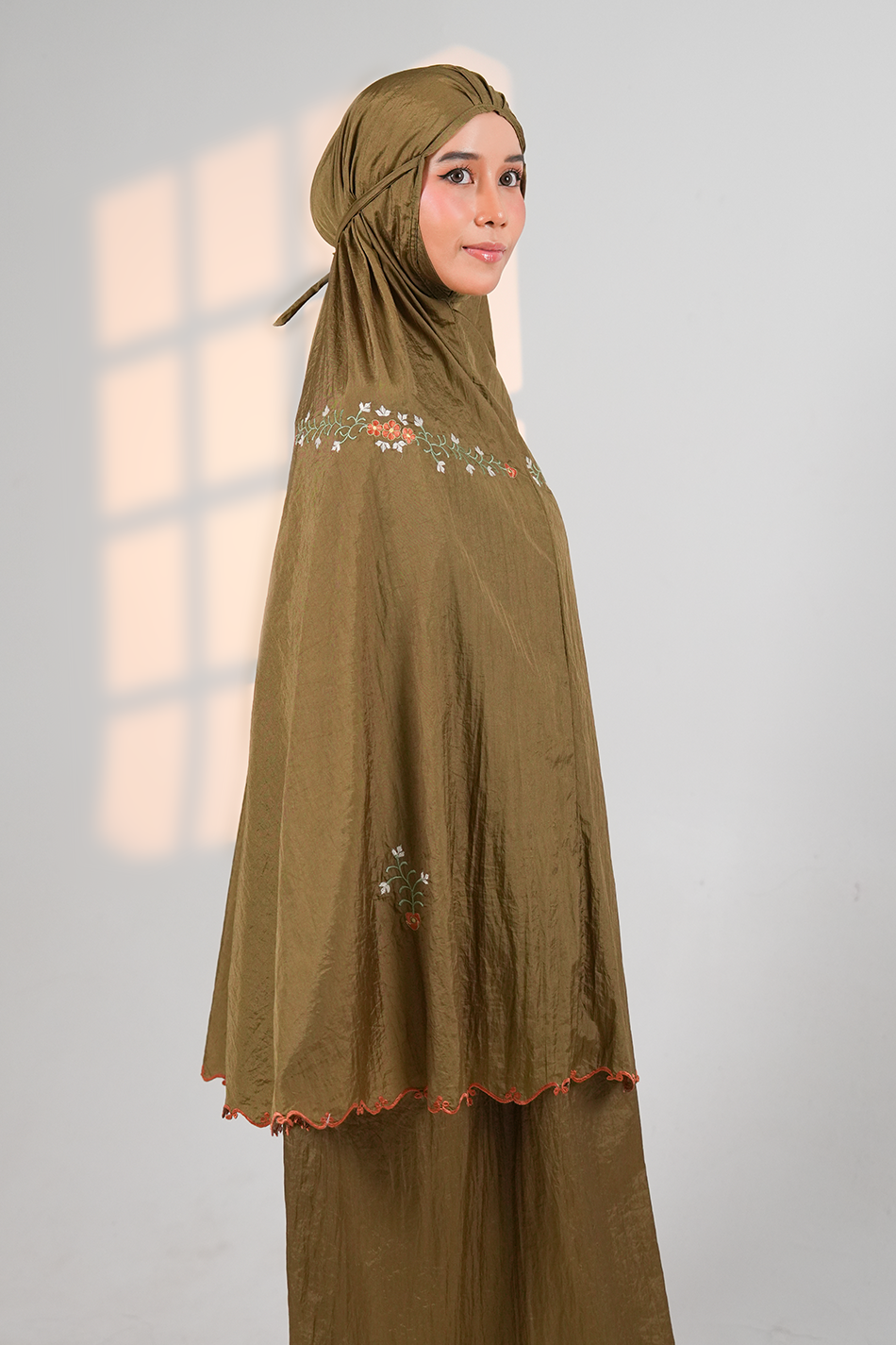 Peony Travel Telekung in Sugarcane