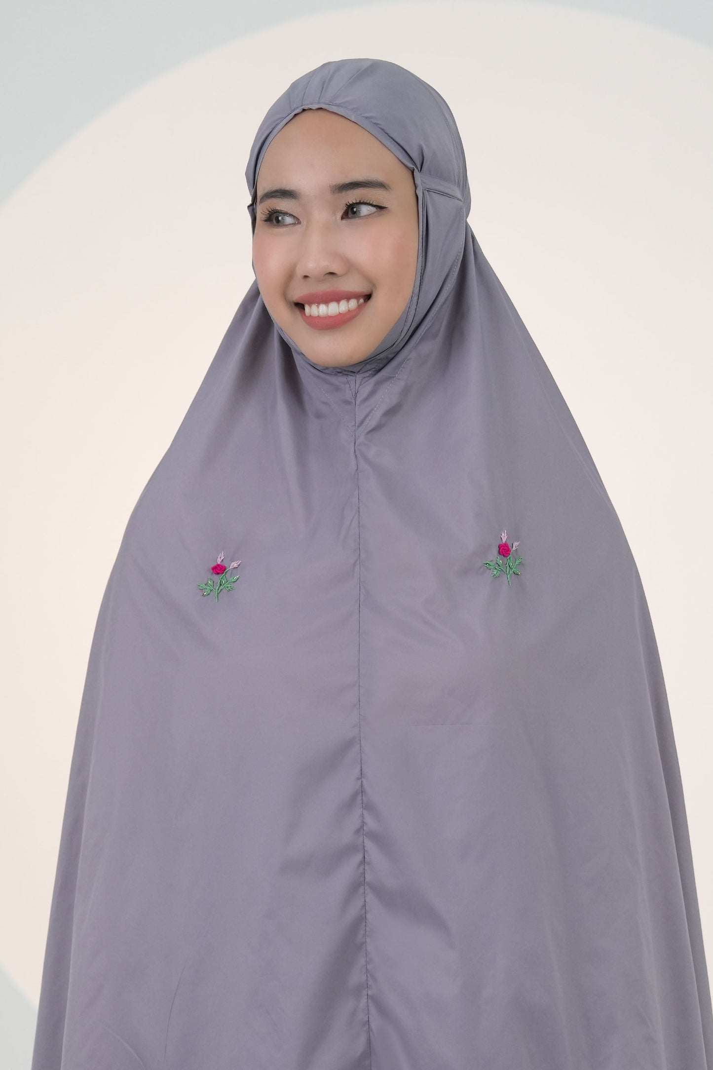 Pocketable Travel Telekung In Thistle Prayer Wear