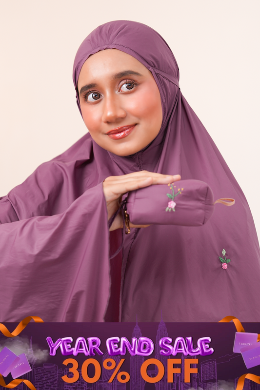 The Pocket Tea in Grape Prayer Wear