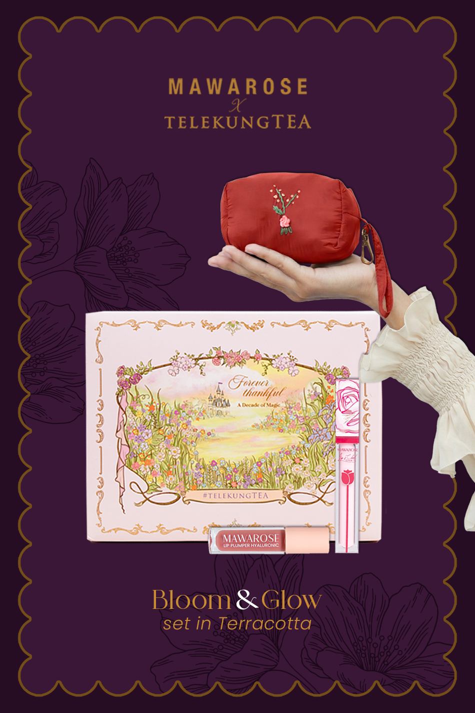 Bloom & Glow Set in Terracotta