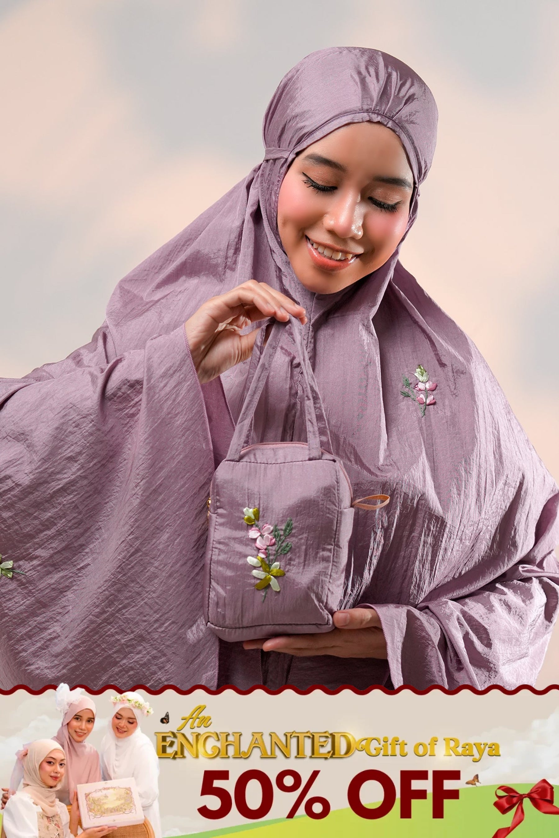 [As Is] Rosebuds Travel Mauve / XS Prayer Wear