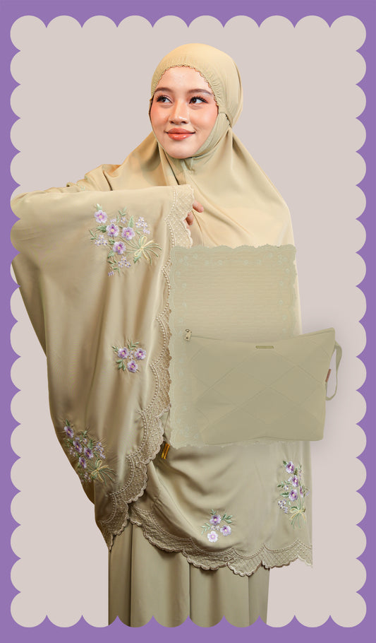 Evalora Raya Collection Set in Matcha