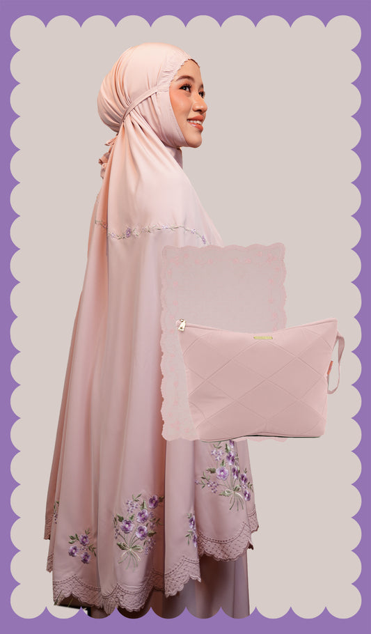 Evalora Raya Collection Set in Pink Lemonade