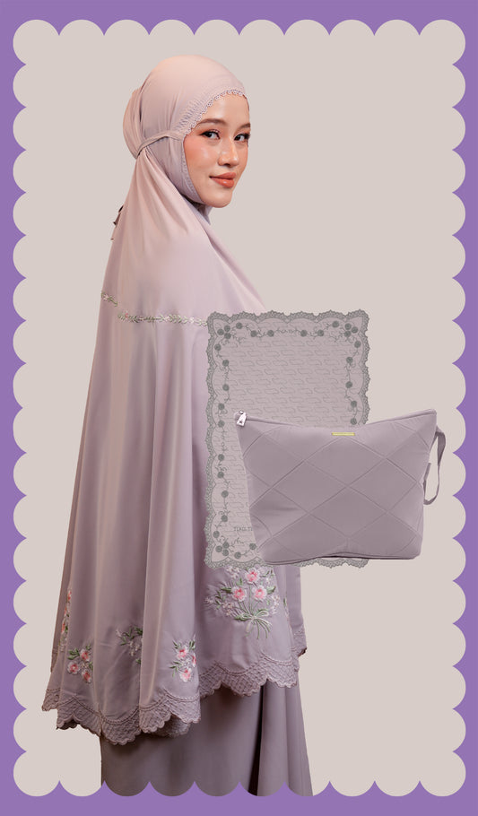 Evalora Raya Collection Set in Mulberry