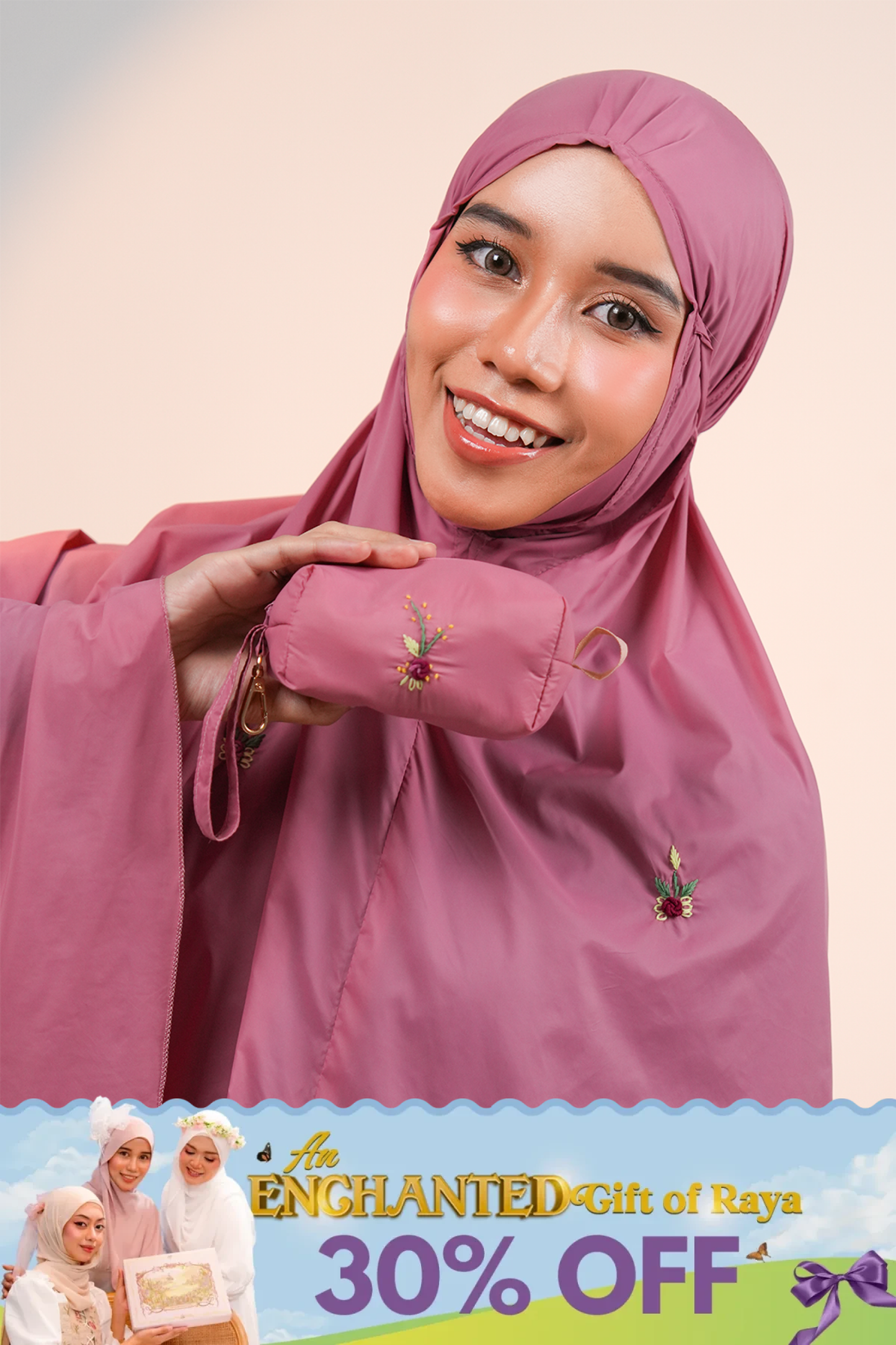 The Pocket Tea in Plum Prayer Wear