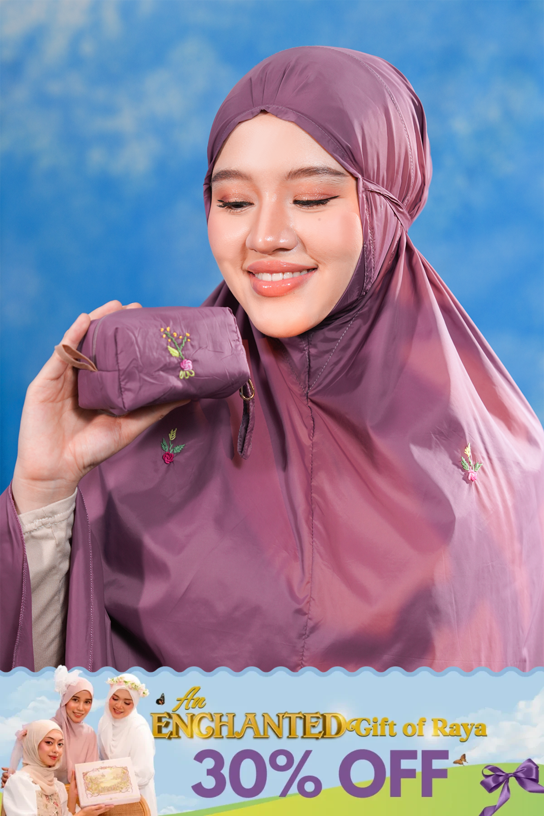 The Pocket Tea in Amethyst Prayer Wear