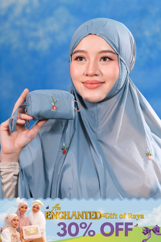 The Pocket Tea in Steel Blue Prayer Wear