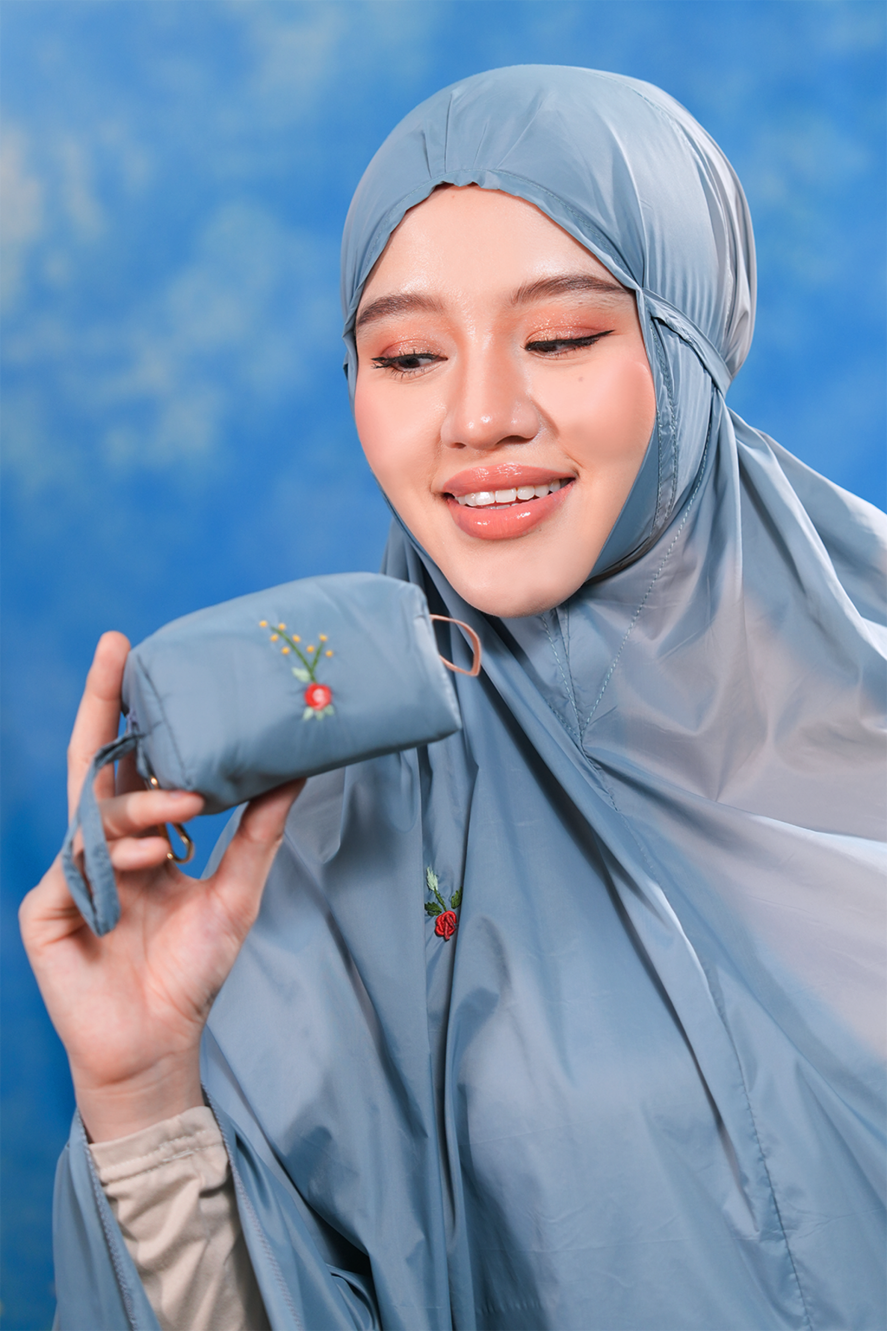 The Pocket Tea in Steel Blue Prayer Wear