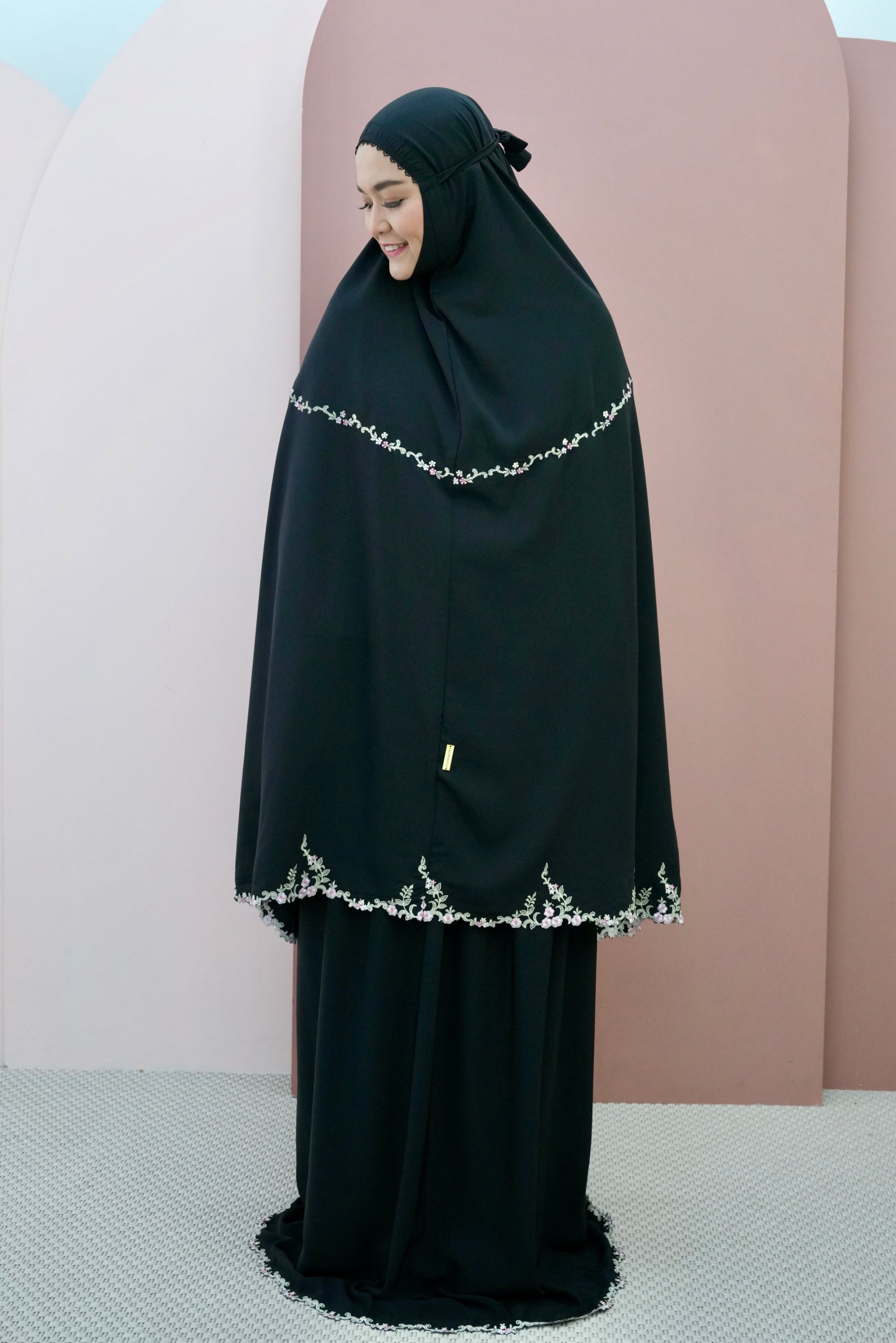 Teja In Black Prayer Wear