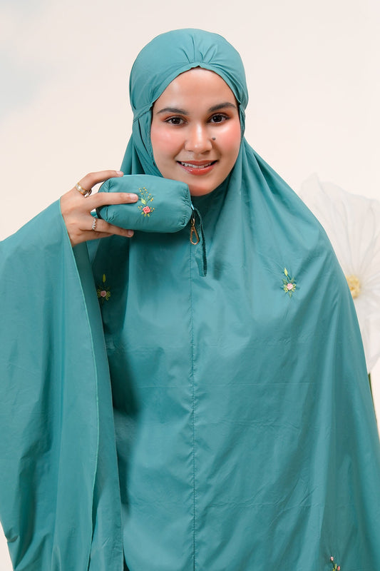 [As Is] The Pocket Tea Teal / XS Prayer Wear