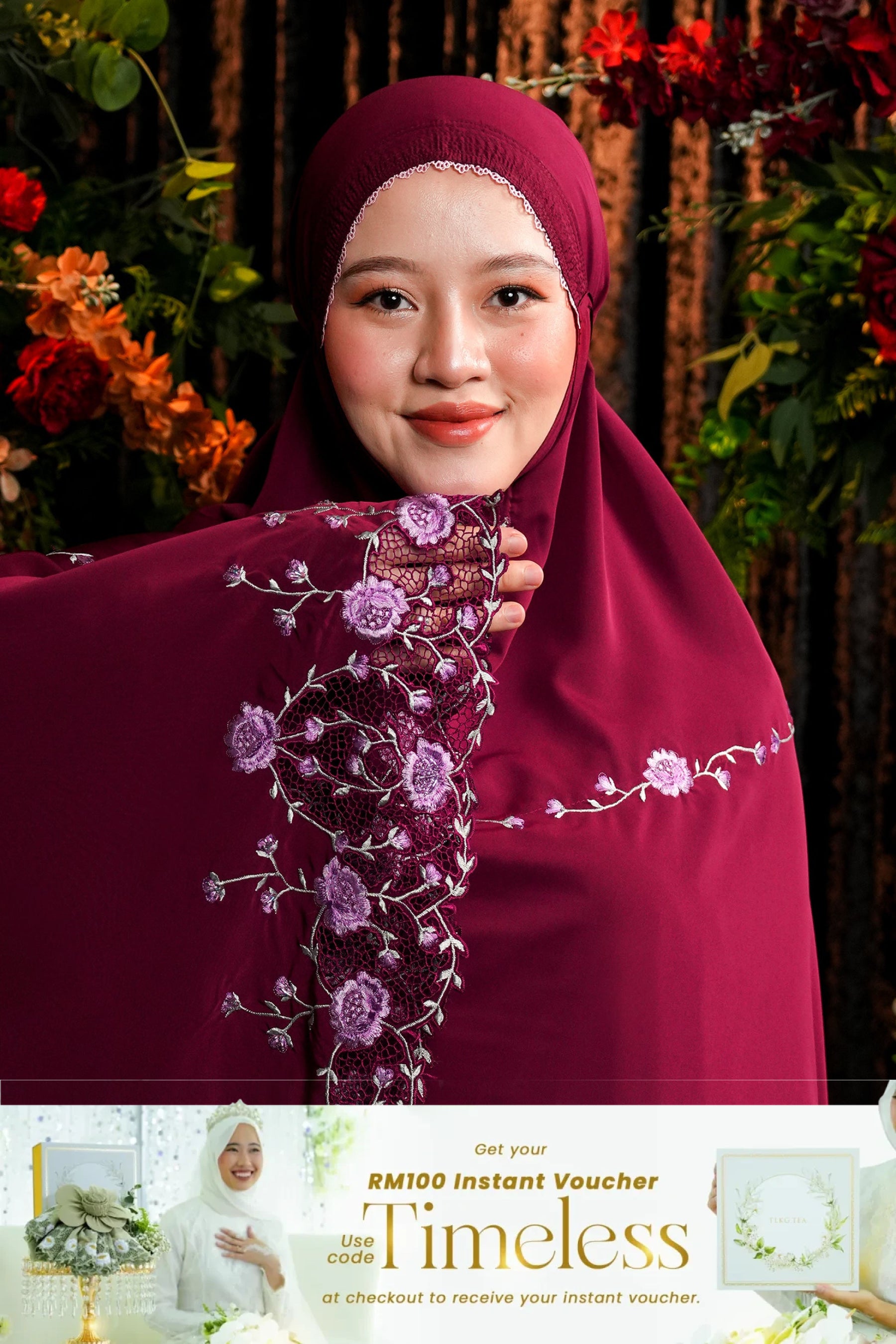 Timeless Limited Edition in Burgundy Prayer Wear