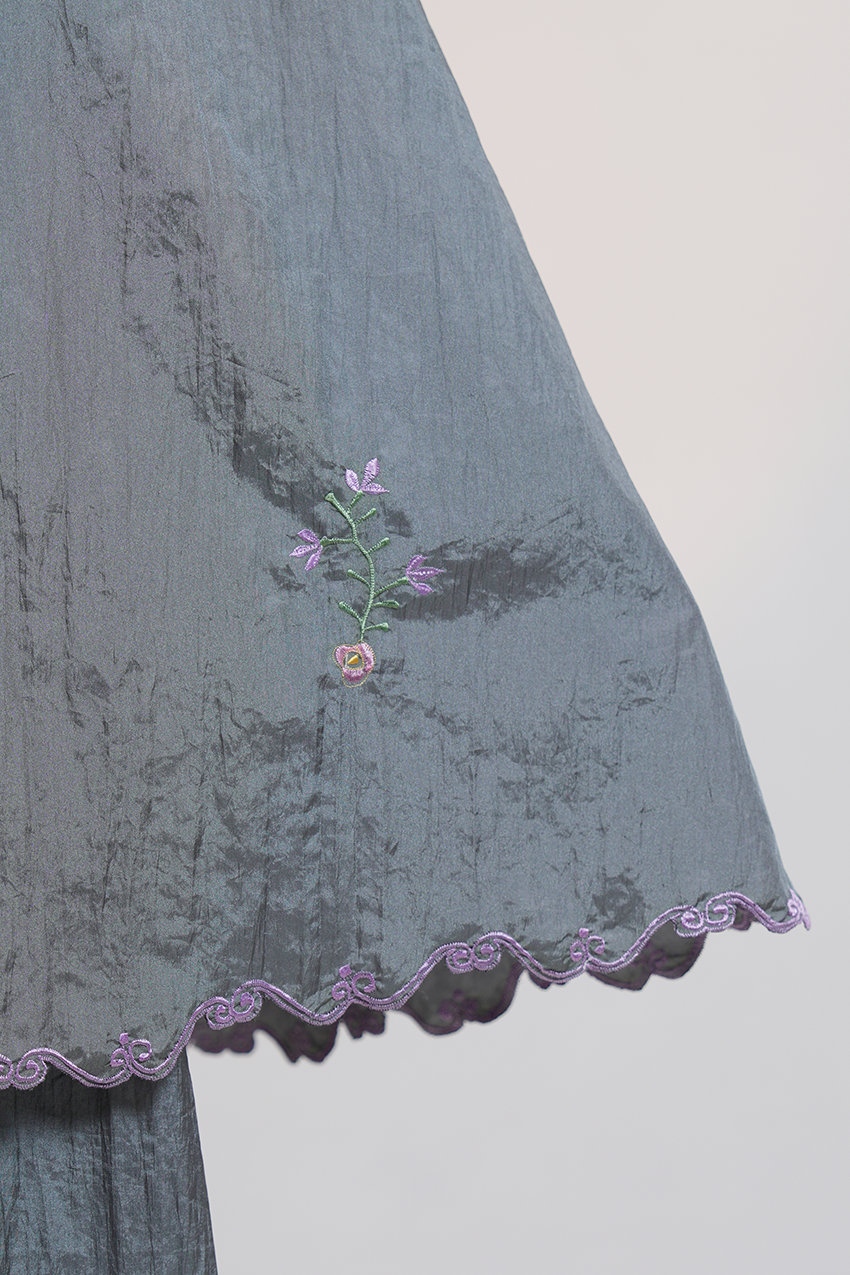 Peony Travel Telekung in Grey Prayer Wear