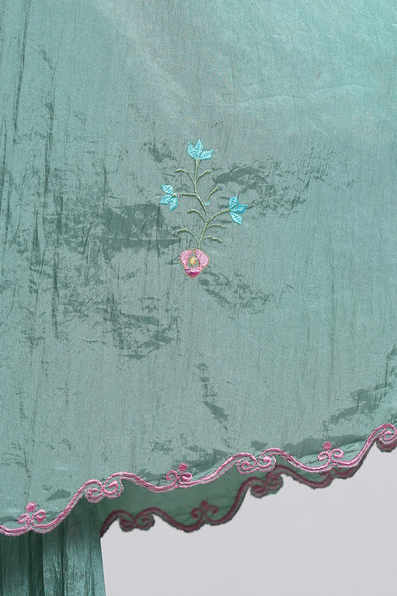 Peony Travel Telekung in Mint Prayer Wear