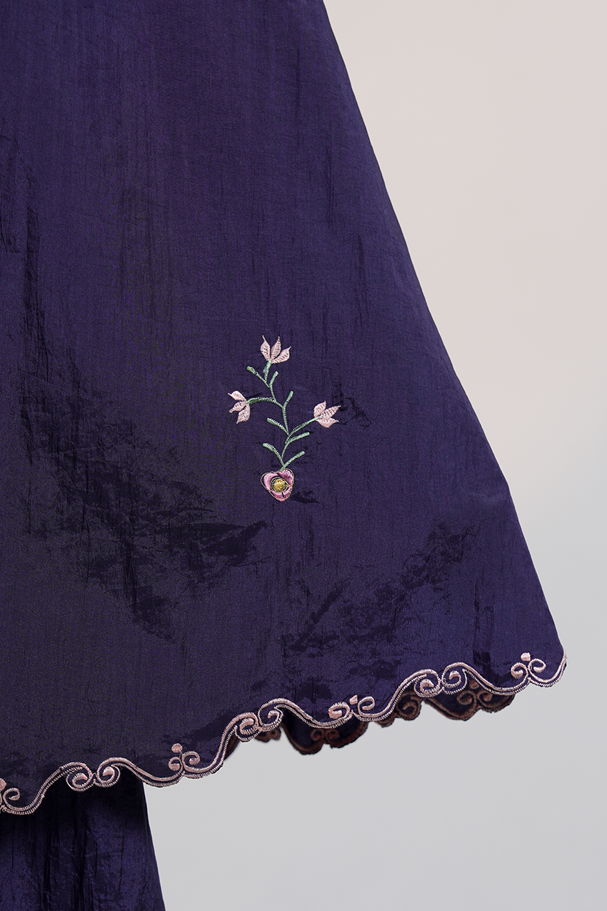 Peony Travel Telekung in Navy Prayer Wear