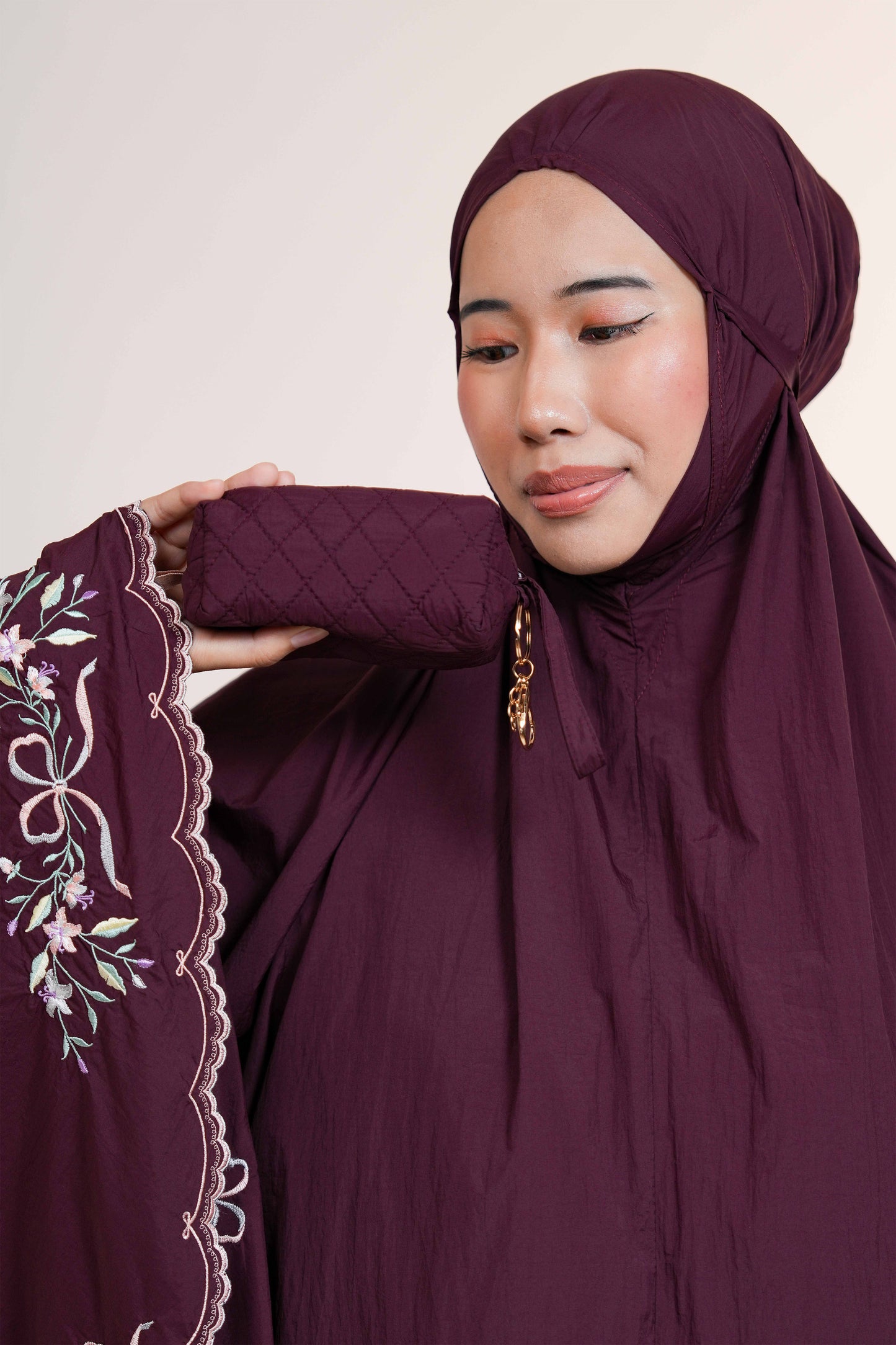 [As Is] Whispered Grace Velvet Berry / XS Prayer Wear