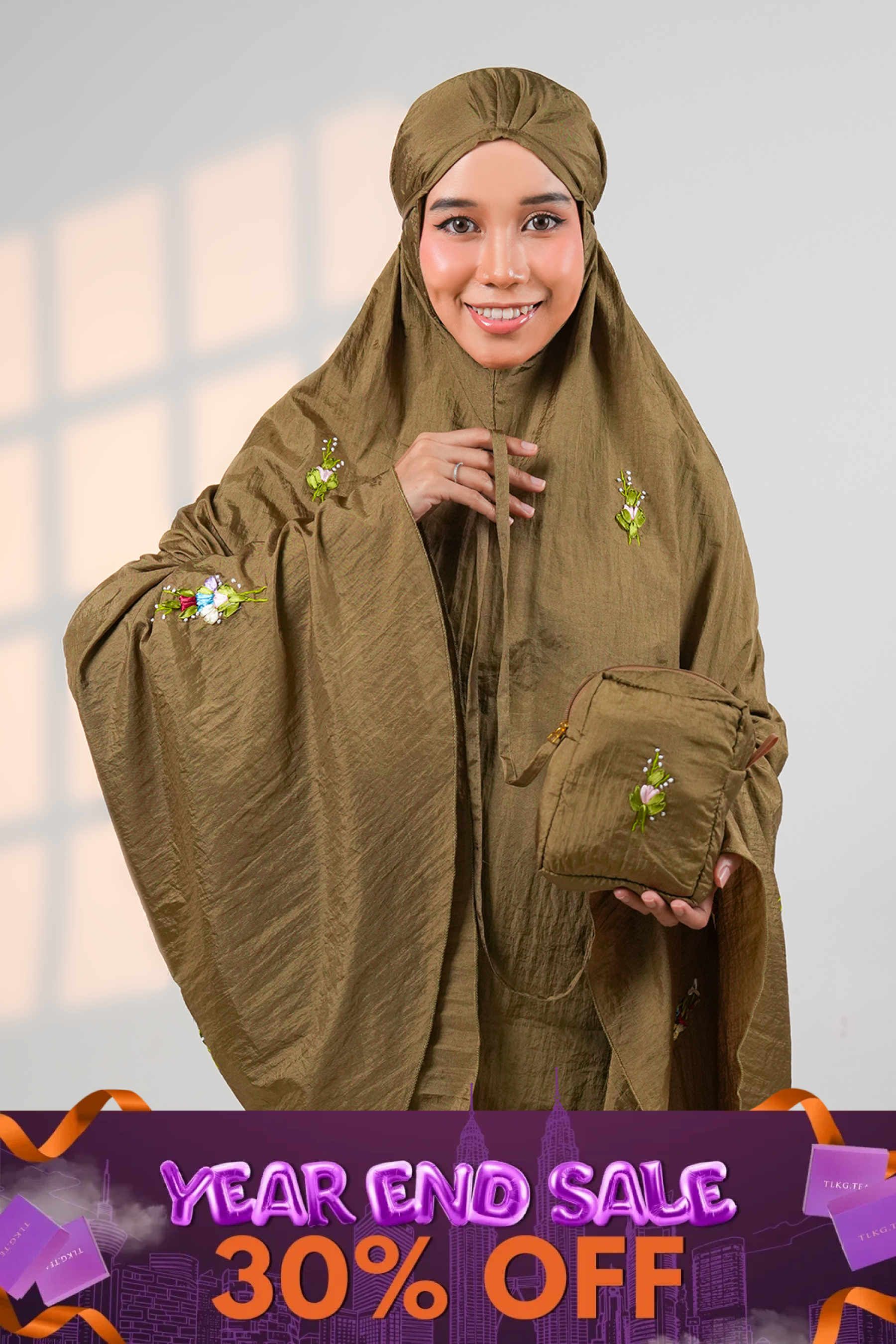 Zehra Sling Travel in Sugarcane Prayer Wear