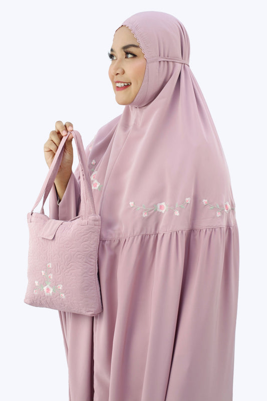 The One Piece Telekung in Rose